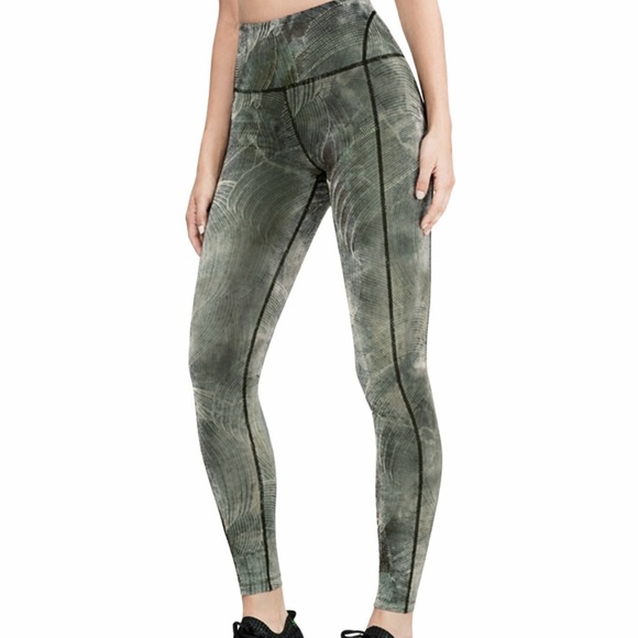 FP Movement by Free People Pants - Free People Movement Glow For it Lira -Green Black Combo